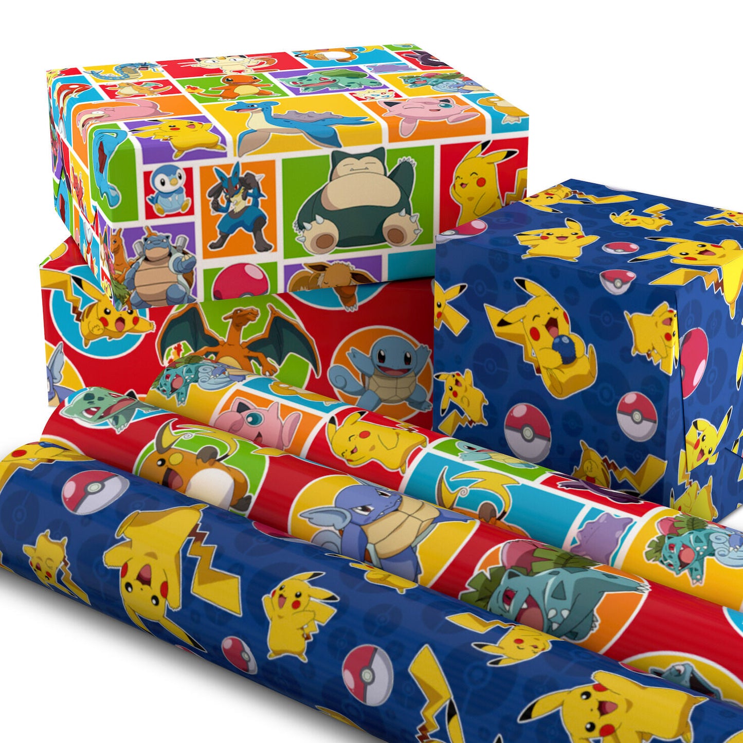 Assorted Pokémon Wrapping Paper