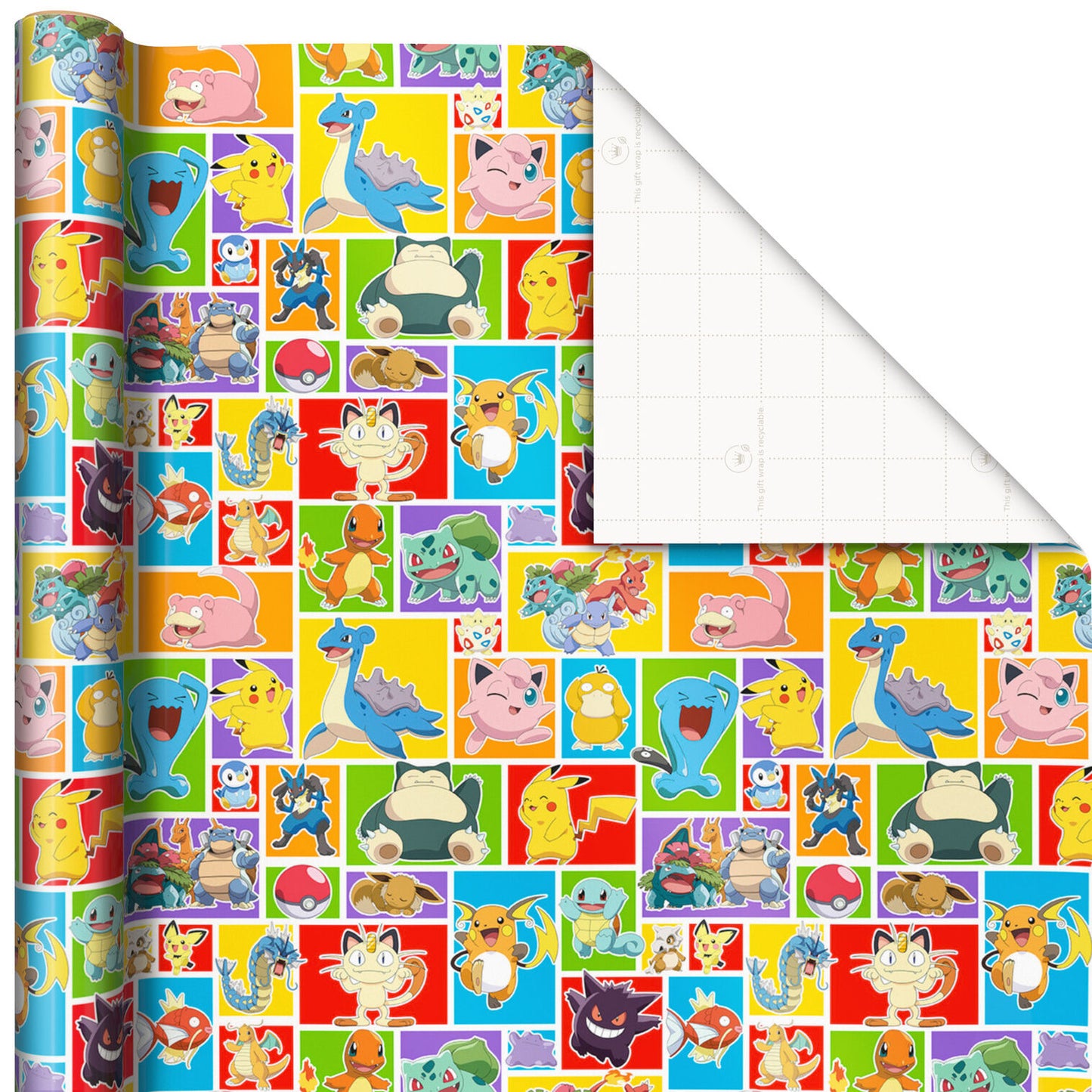 Assorted Pokémon Wrapping Paper