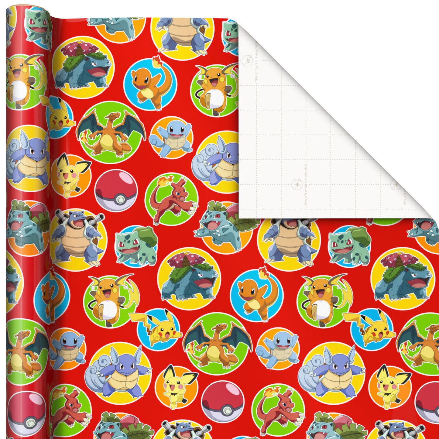 Assorted Pokémon Wrapping Paper
